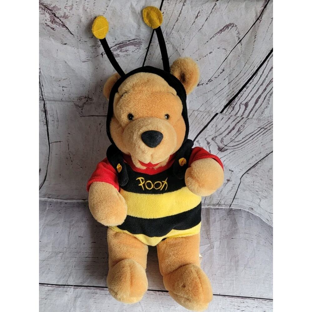 Disney World Winnie The Pooh Bear Honeybee Bumble Bee Costume Plush 16in